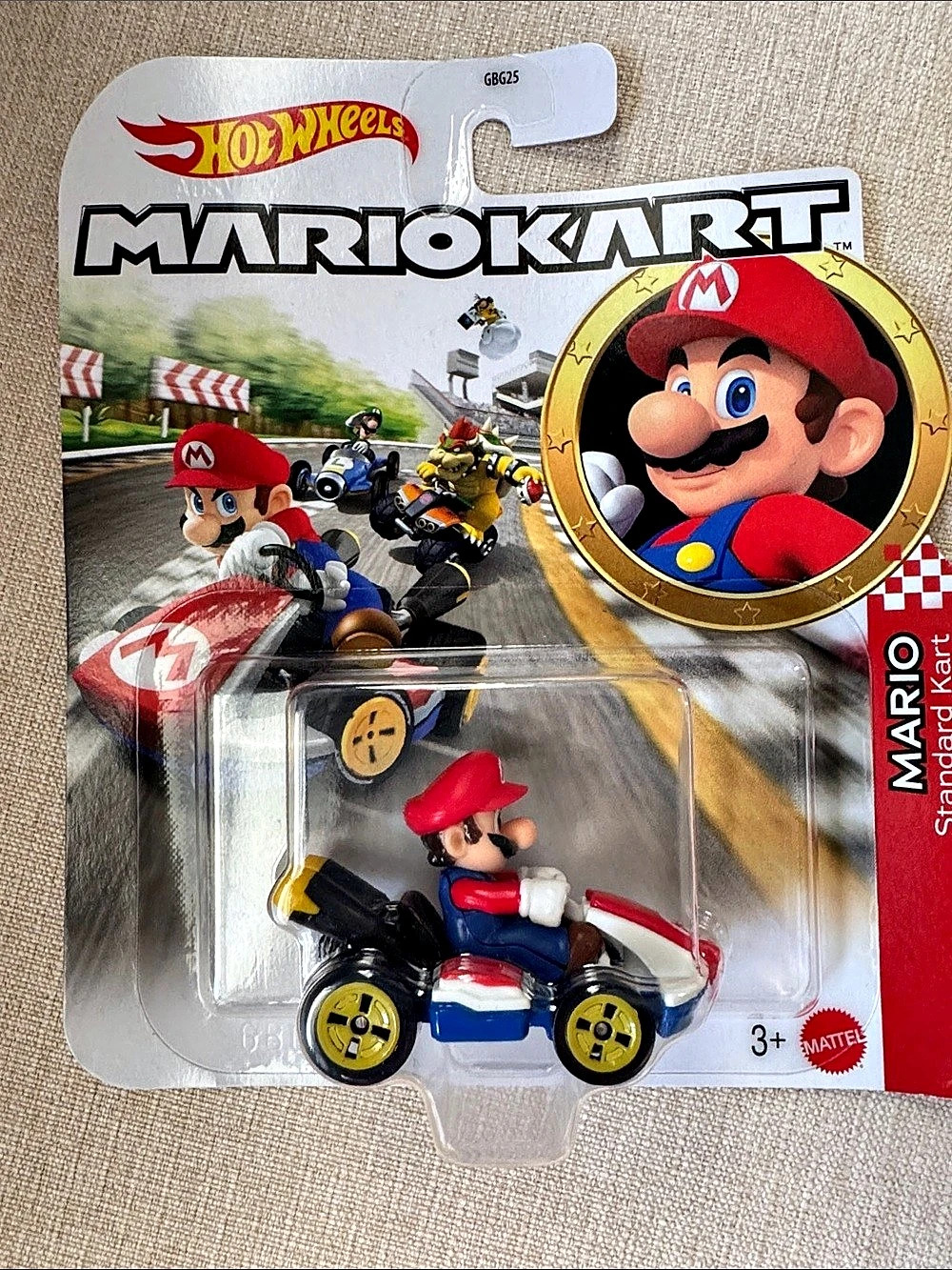 Hot Wheels Mario Kart Standard Kart Die-Cast Car